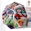 1pc Outdoor Umbrella with Anime Characters | Automatic Opening & Closing | Portable 3-Fold Design | 8-Rib Iron Frame | Perfect Gift for Fans, Tra