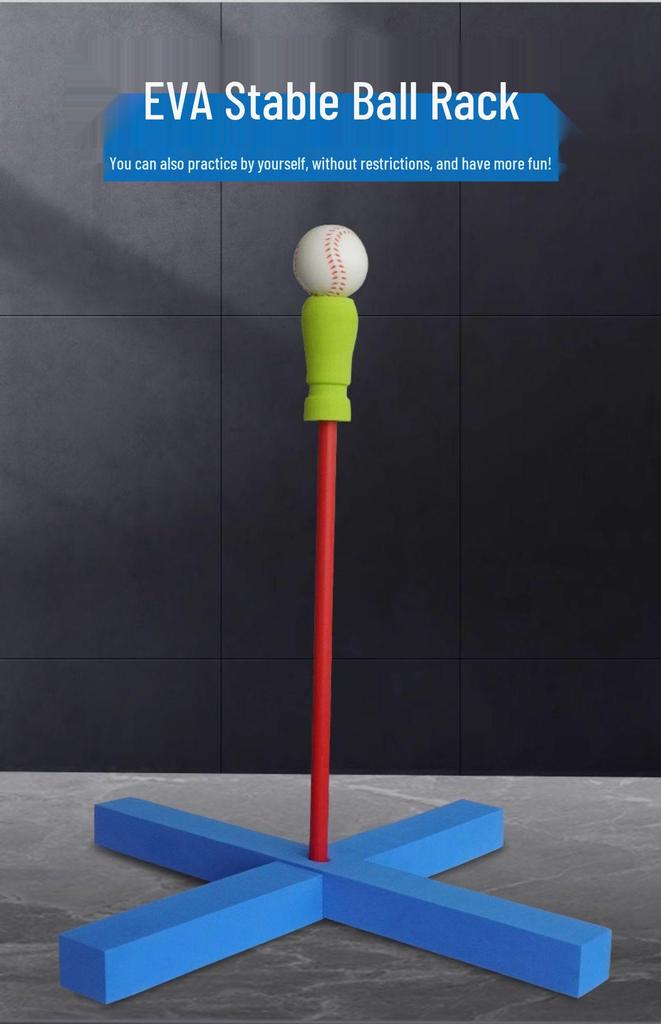 Children's Soft Sponge Plastic Baseball Bat and Ball Toy Set