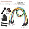 11-Piece Multifunctional Elastic Pull Rope Fitness Set