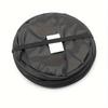 1pc Foldable Fabric Car Trash Can with Lid - Multi-Use Storage Organizer for Vehicle Interior Cleaning, Car Trash Can Foldable, Vehicle Organization