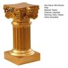 Decoration Roman Pillar Candle Holder Mini Greek Column Stand Resin White Portable Decor Candlestick for Wedding Banquet Home Table Centerpiece Photo