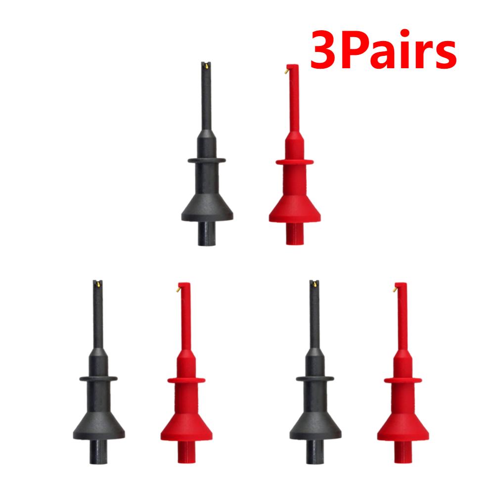 Probe Hook Kits 4mm Banana Jack Telescopic Spring Damage Test Hook High Current Multimeter Test Probe Hook Electrical Hand Tools
