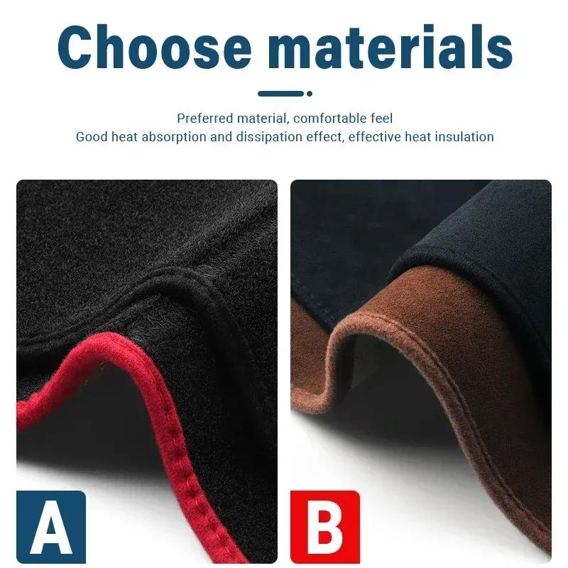 For Nissan Sentra B18     2024 Sylphy Car Dashboard Cover Dash Mat Sun Shade Non-slip Pad Interior Accessories