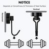 4Pcs/2Pcs/1Pc Magnetic Hooks Powerful Heavy Duty Magnet Hanger Wall Hanging Magnet Hooks Magnetic Base Home Storage Organization