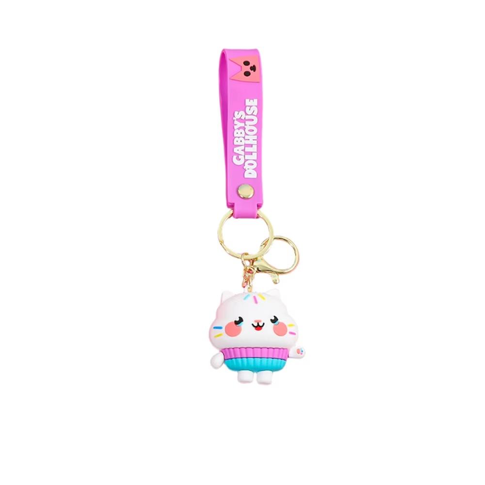 

Gabby Dollhouse Keychains 3D Doll Pendant Handmade Backpack Accessories Creative Keychain School Carnival Reward Kids Favor Present Other