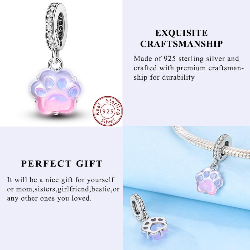 Ékszerkínálat 925 ezüst Eredeti medálok Gyöngyök Illeszkedik Medálhoz Karkötő Medál Lógó Nőknek barkácsolás Finom ékszerkészítés