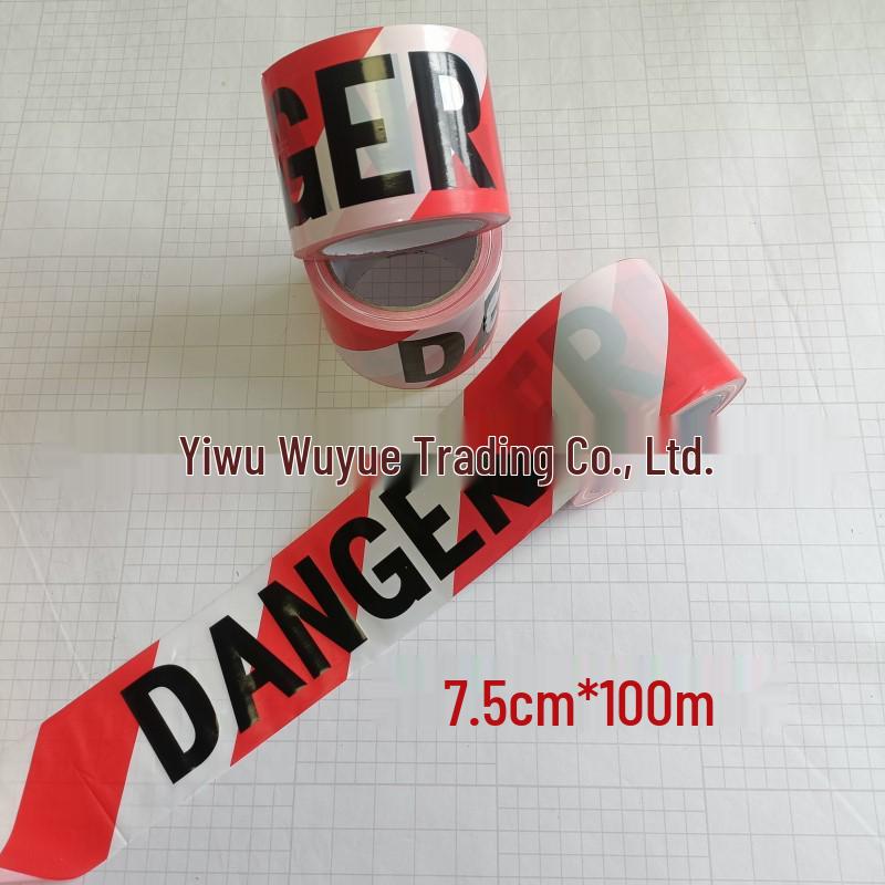 Caution Halloween Decorative Warning Tape - No Glue, Disposable Barrier