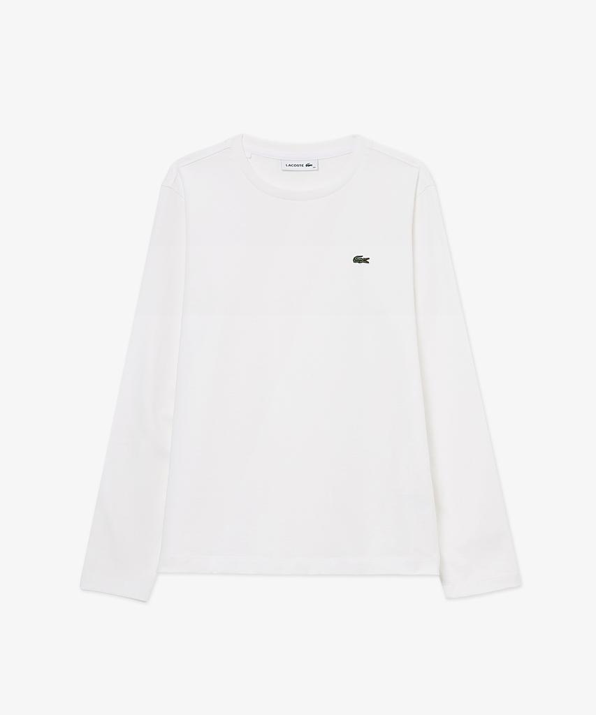 LACOSTE Women'S Basic Regular Fit Long Sleeve T-Shirt Tf045E-56N 001