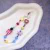 Colorful Zebra Star Phone Charm Lanyard for Kids