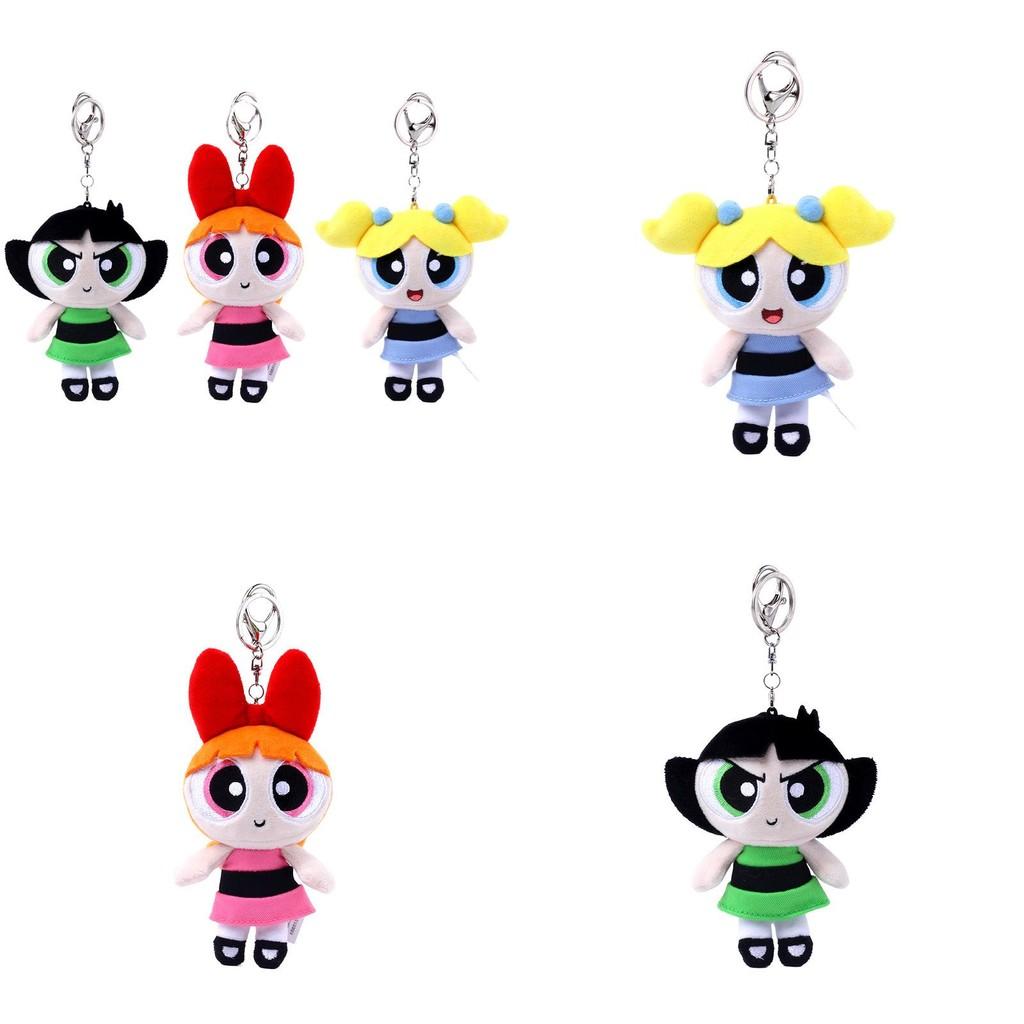 The Girls Powerpuff Season Plush Keychain Velvet Collectors Children Doll Gift