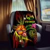 Polynesian Tattoo Customize Your Name Rv Blanket Comfortable Soft Lightweight All Season Multi Purpose Blanket For Travel Camping Picnics Sofa Rv Bed