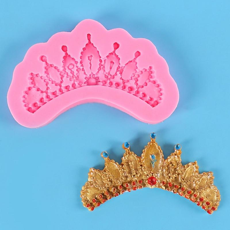 Crown Cookie Mould Silicone Material Fondant Cake Crown Shape Baking Accessories
