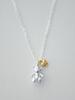 Lucore Silver 925 Hug Me Bear Heart Necklace