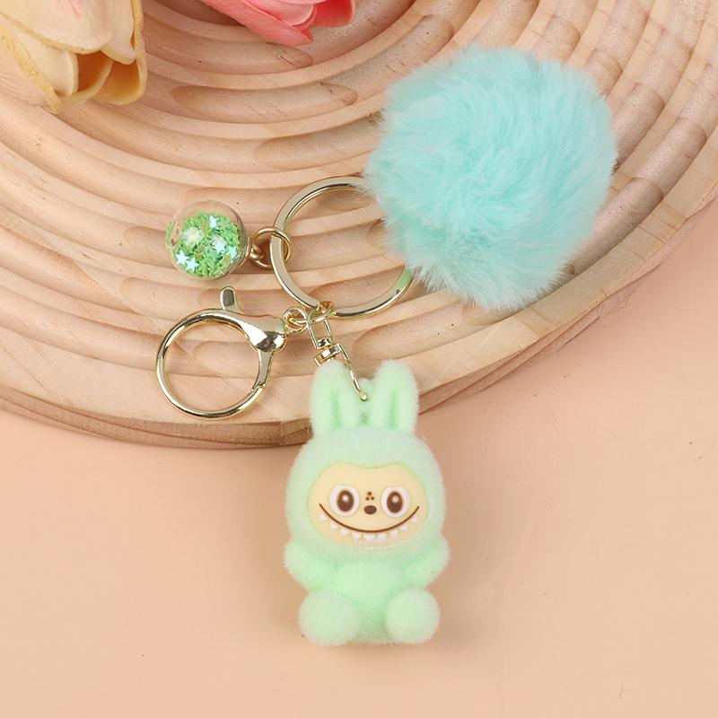 Cartoon Beflockter Schlüsselanhänger Plüschpuppenanhänger Niedliche Plüschpuppe Rucksackanhänger Spielzeug