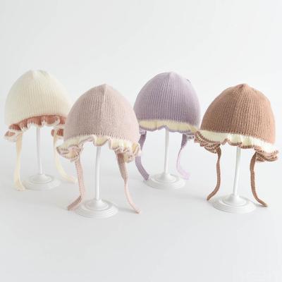 Adorable Turbante de Punto a Prueba de Viento para Bebé con Protección contra el Frío