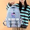 Anime Cartoon K-Pop Printed Large Capacity Backpack for Teenger Student Girl Boy Schoolbag Bookbag Women Large Capacity Waterproof Travel Bag Kid Gift