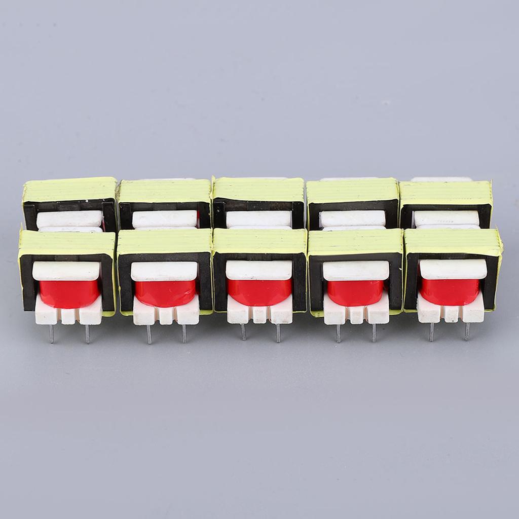 10pcs 1300 : 8 Ohm Audio Transformer EE14 POS Transformer Transformador