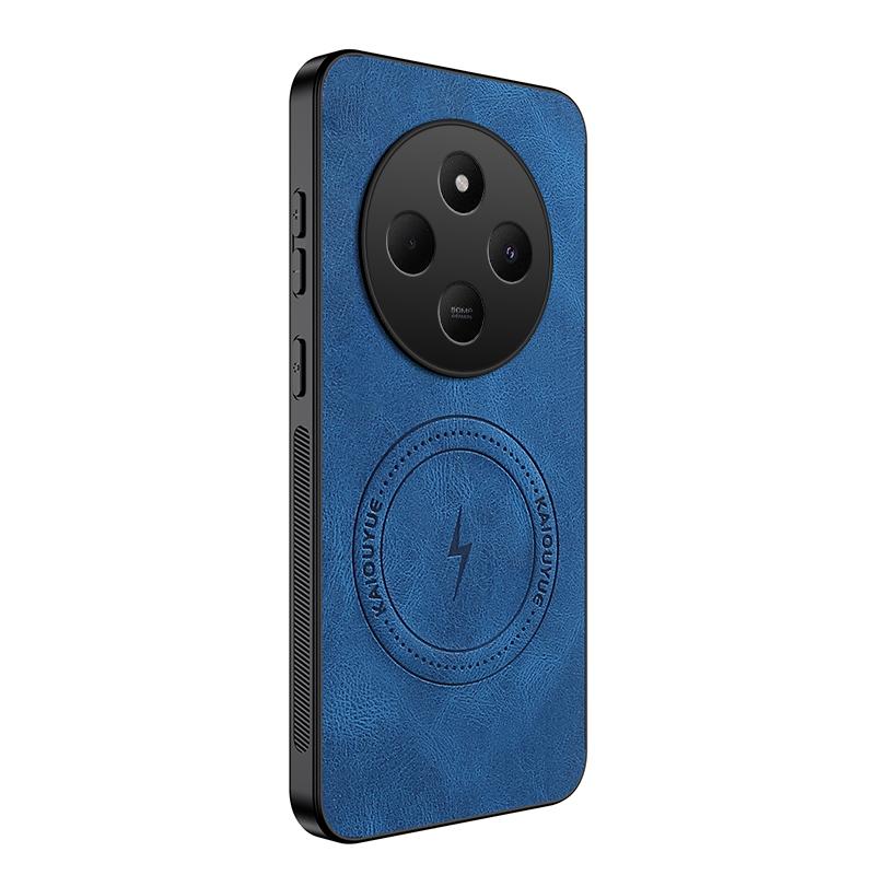 Für Redmi 14C 4G Neue Leder Matte Frosted Magnetische Handyhülle Für Redmi 14C Stoßfeste Bumper Weiche Hülle Für Redmi 14C Hülle