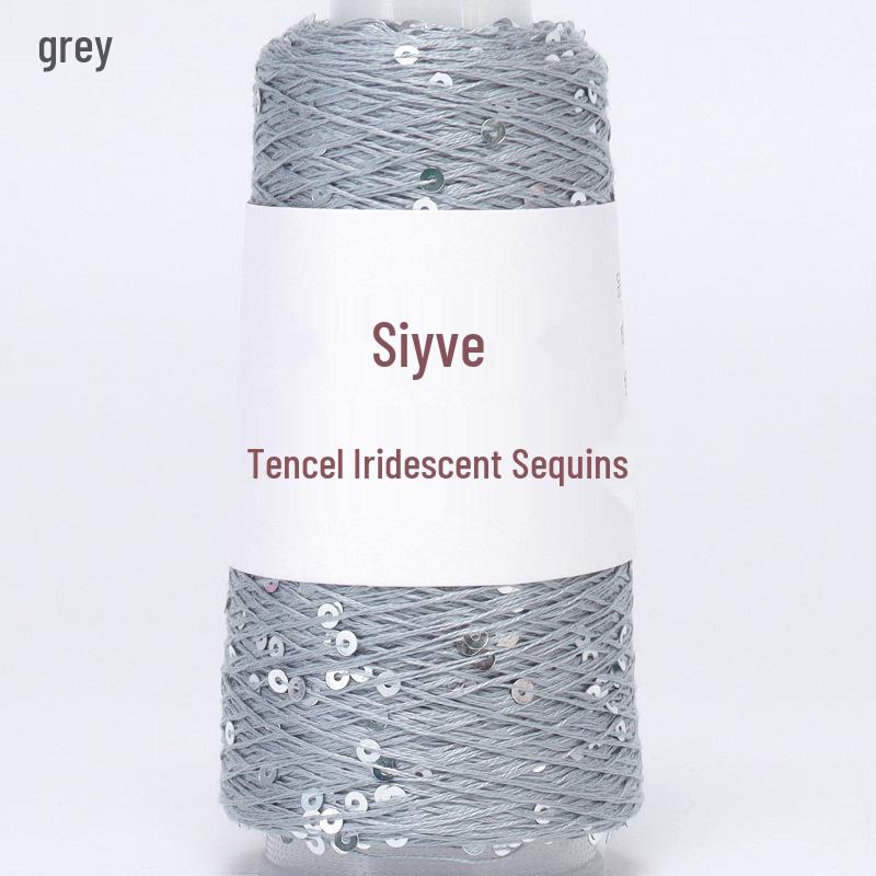 Si Yue Tencel Iridescent Paljettgarn: Handstickat Mode Bländar