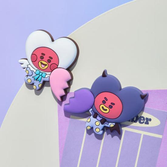 BT21 Silikónová magnetická súprava edícia Anjel & Zloduch