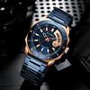 Men's Watch Fashion Chic Stainless Steel Quartz Male Watches with Date and week Gentleman Choice
