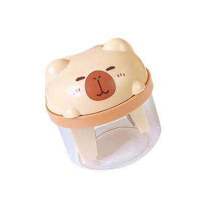 Cartoon Animal Pencil Sharpener Small Manual Sharpener Double Hole Sharpener for Various Wood Pencil Sketch Pencil