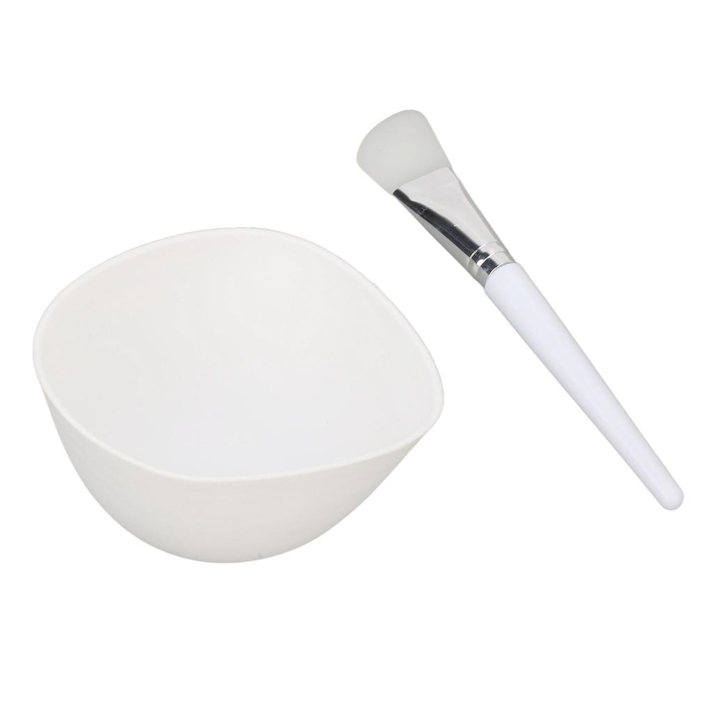 Face Mask Mixing Foldable Bowl Set DIY Silicone Lightweight Exquisite Silicone Brush Set