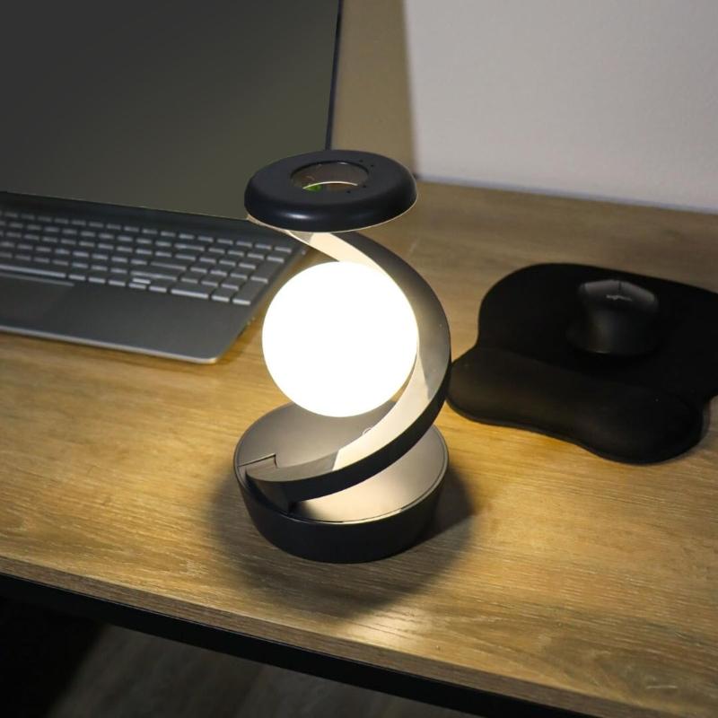 Drifting Whirling Earth Lamp Grasps Complimentary Triggering Surrounding Light Dense Size For Night Table Study Room M4YD