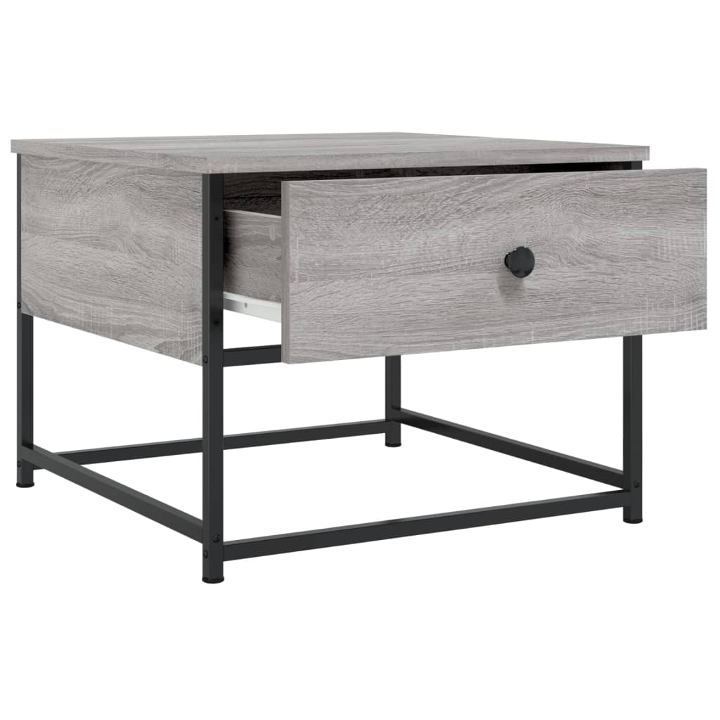  Coffee Table, Grey Sonoma Oak, 51x51x40 Cm