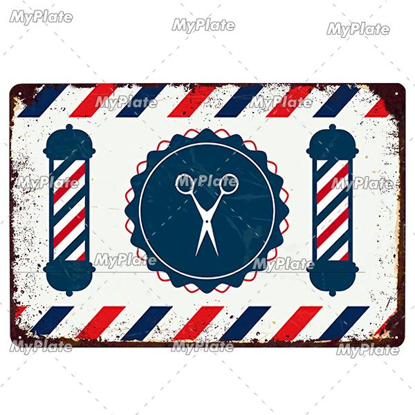 Profession Barber Vintage Metal Sign Tin Sign Vintage  Decoration Plaque Home Wall Decor Bar Sign Home Decor Poster Custom
