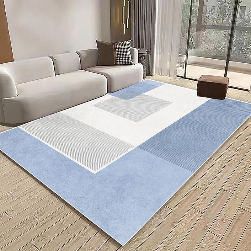 Modern Simple Carpet for Living Room Large Area Decoration Rug Non-slip Bedroom Lounge Light Luxury Rugs Washable Sofa Table Mat
