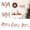 Multipurpose Sturdy Wood Glittered Christmas Baubles Shatterproof Tree Decorations Home Accessory Decoration