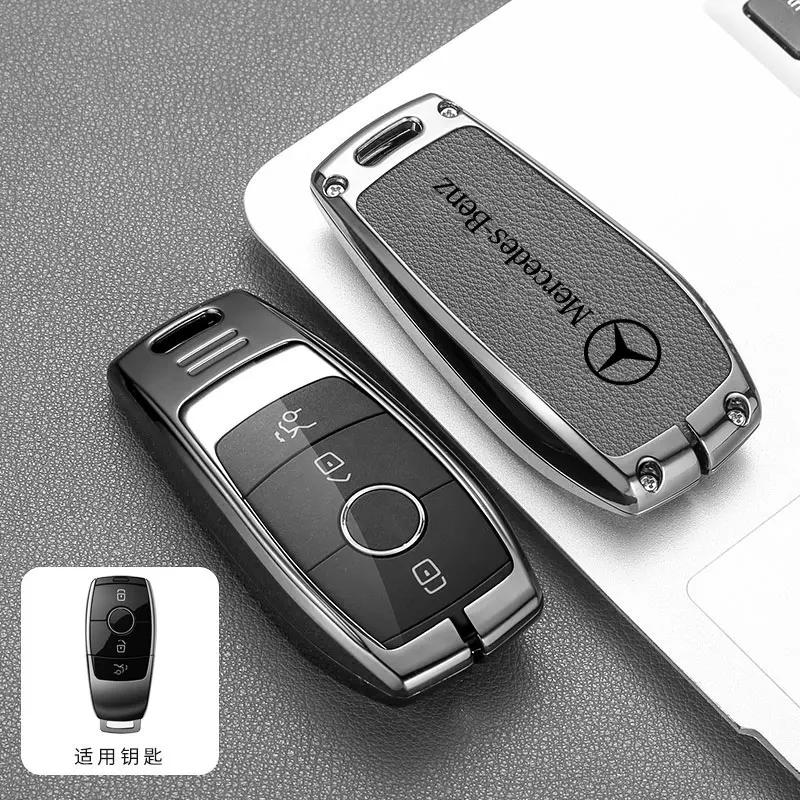 SUG2   Car Key Case Cover Shell For Mercedes Benz C E S Class GLC W206 W223 W214 E300 C260 C300 S450 S500 S400 Fob Accessories