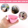 10Pcs Plastic Facial Mud Mixing Bowl with Spatula Women DIY Face Clay Love Heart Stirring Bowl Professional Home Salon Beauty Skincare Mixing Bowl