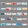 52 Ins Wind Boarding Pass Air Ticket Suitcase Travel Box Scooter Car Cartoon Graffiti Motorcycle Sticker