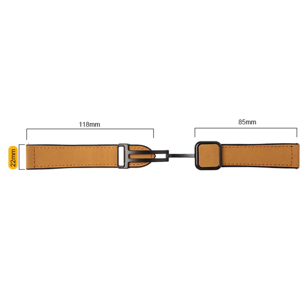 Für Garmin Venu 3/Venu 2/Vivoactive 4 22mm Uhrenarmband Magnetische Faltschließe Leder+Silikon Armband