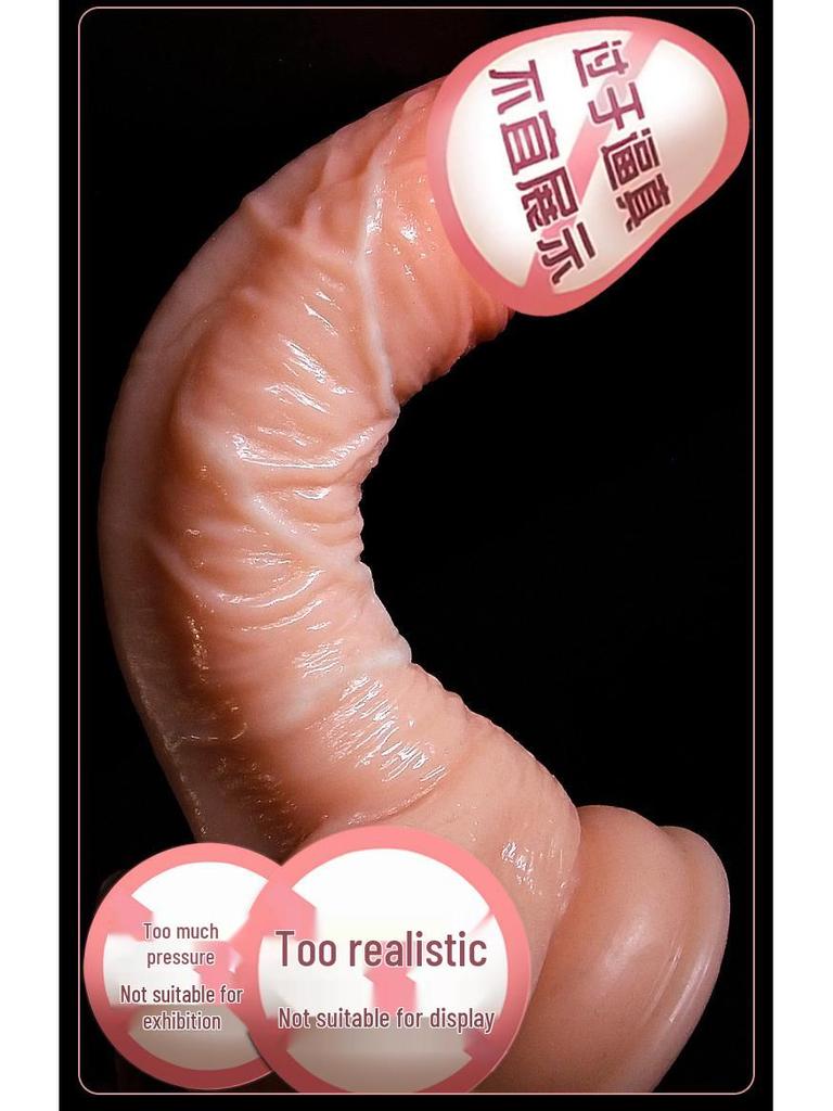 Long Love Realistic Silicone Penis: Soft, Lifelike Female Adult Sex Toy