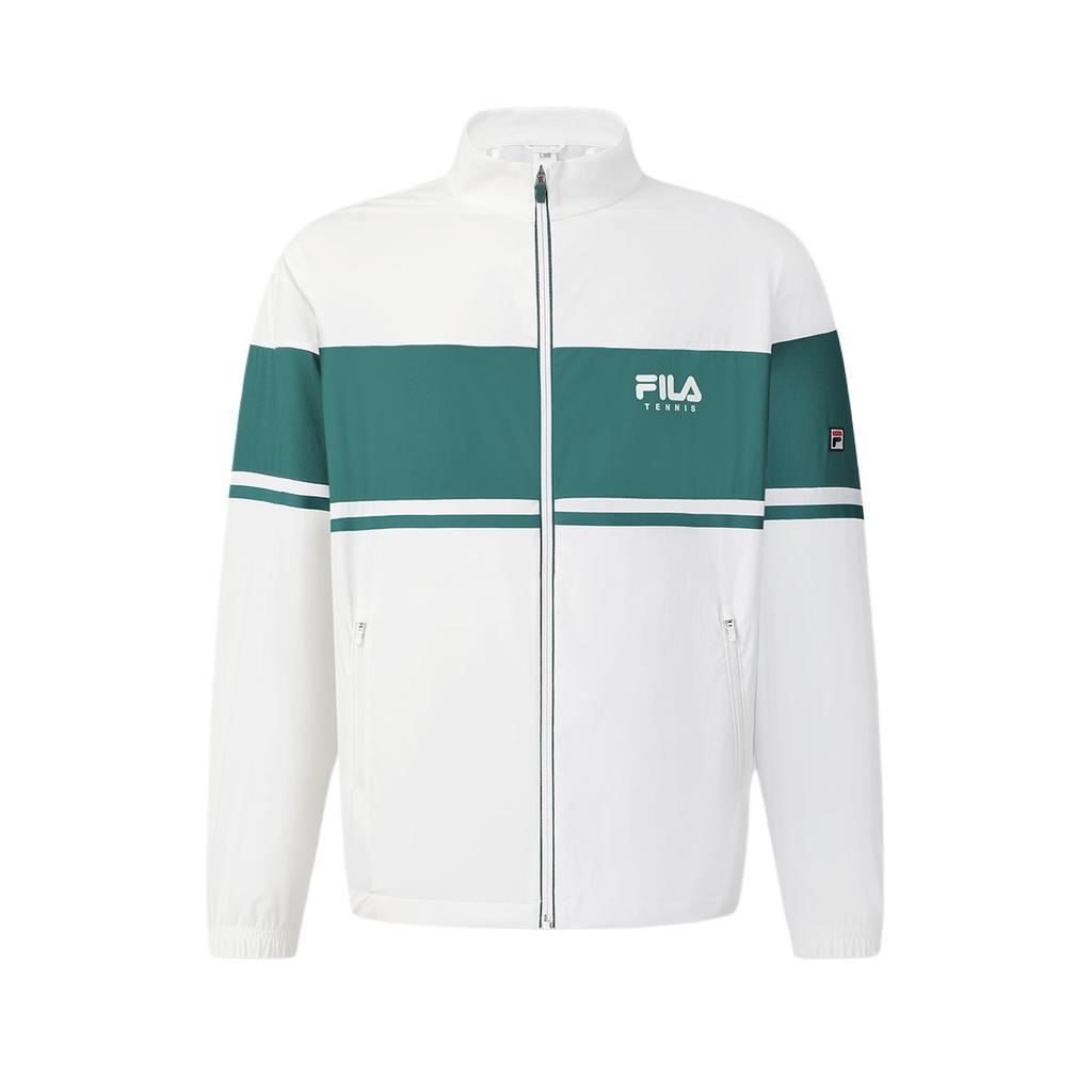 New FILA Athletics Jacket Men's Jade White WT A11M523702F-WT