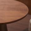 Acacia Wood Cake Stand Round Pedestal Tray with Tapered Base Elevated