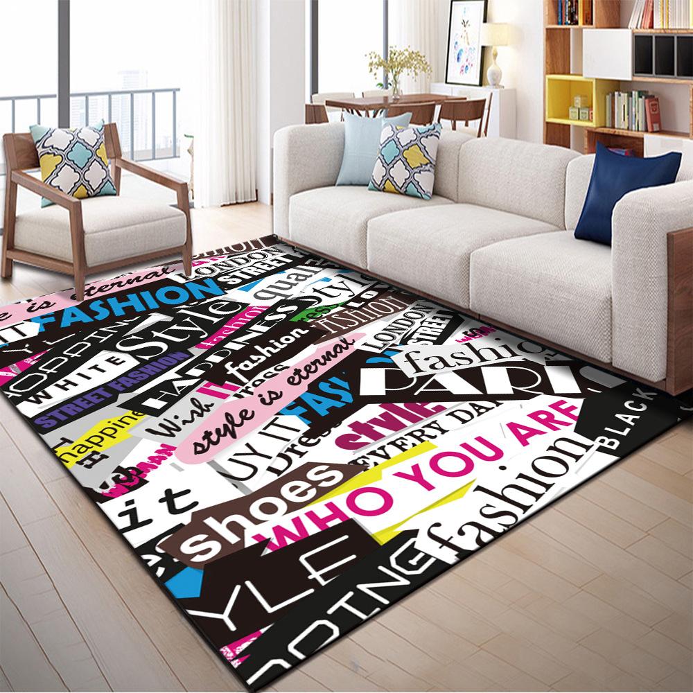 Modern Minimalist Home Living Room Bedroom Carpet European Style Coffee Table Mat Floor Mat