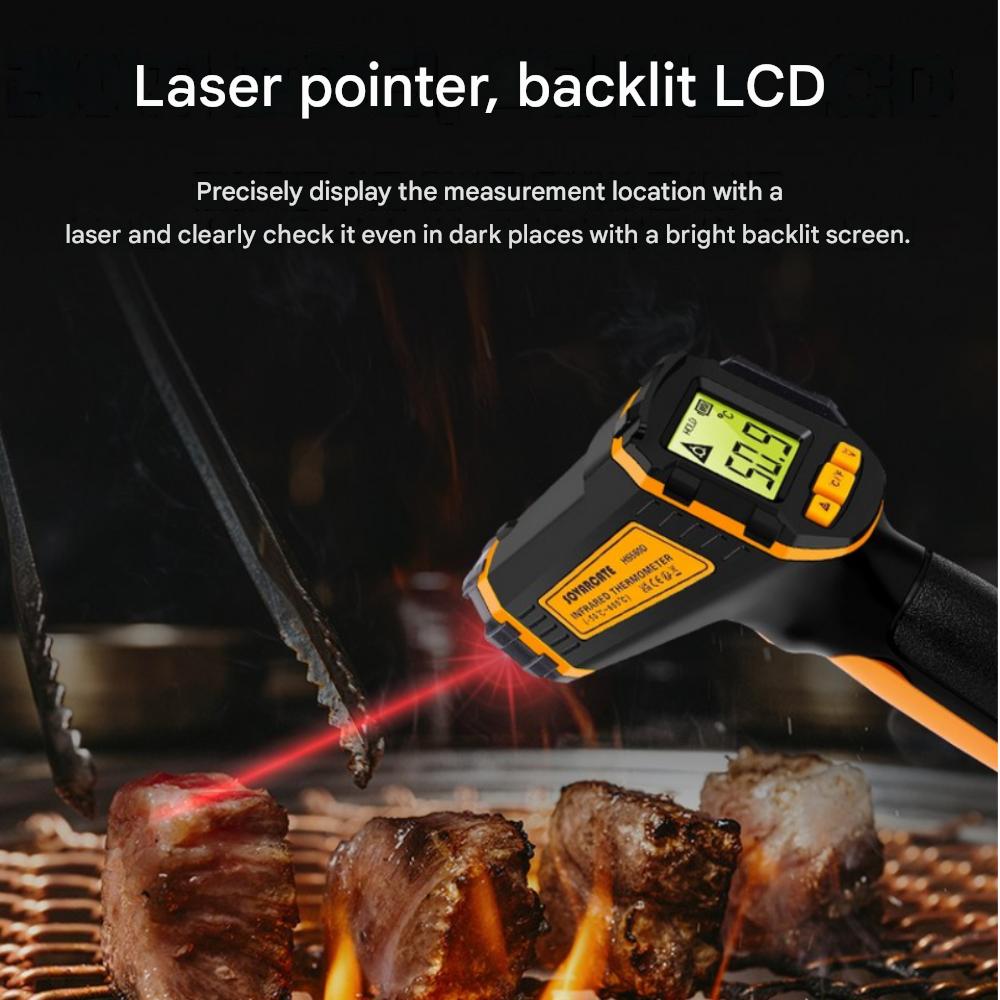 Infrared Thermometer, Yellow and Black