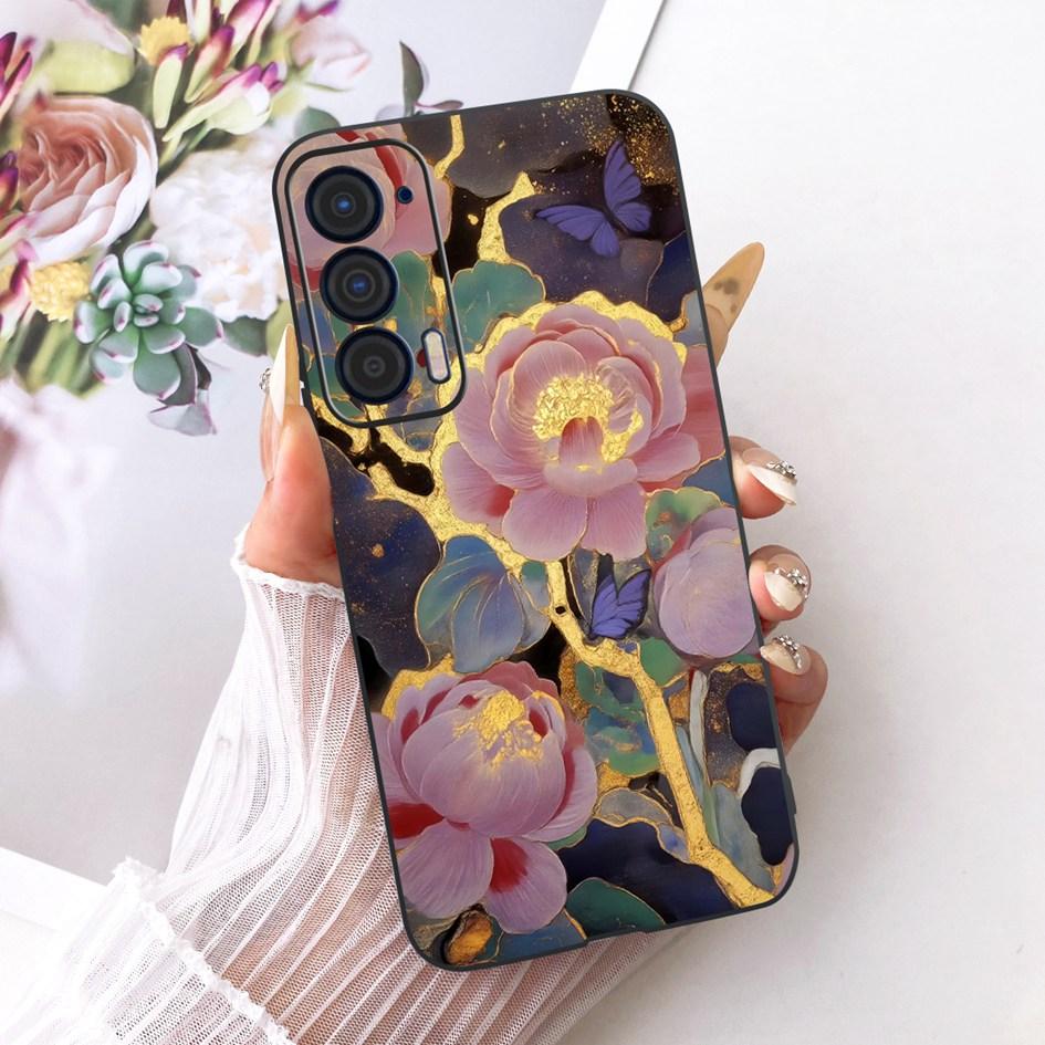 Für Motorola Edge 2021 Hülle XT2141-1 Stoßfeste Abdeckung Coole Cartoon-Drachen Weiche Silikonhülle Für Moto Edge 2021 Handyhüllen Capa