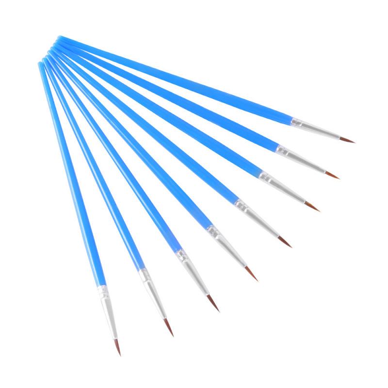Children s Nylon Fine Tip DIY Painting Brushes for Digital Oil Art Blue