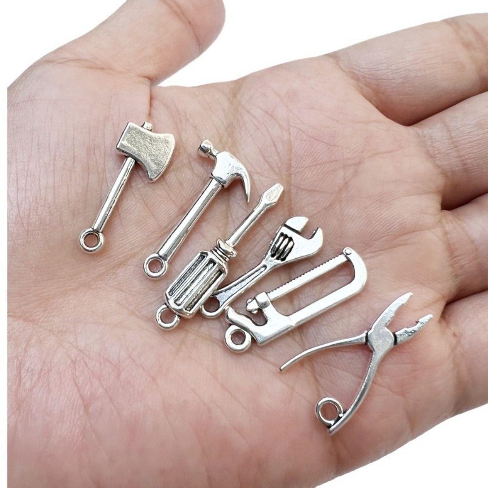 Kids Pretend Play Toys Wooden 1:12 Dollhouse Mini Toolbox DIY Doll Furniture Accessories Toys Gift Children