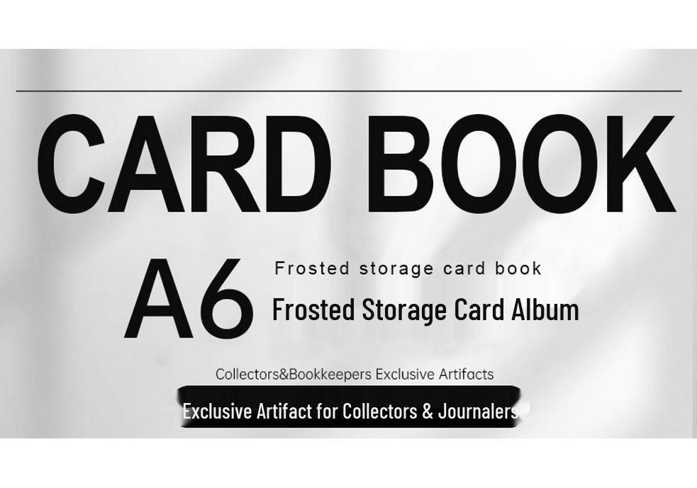 Korean Style A6 Frosted 3-Inch Ring Binder Instax Photo Album