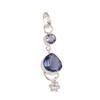 Iolite Gemstone 925 Sterling Silver Jewelry Handmade Pendant 2.00" For Wedding PP-5-3