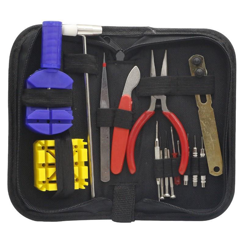Watch Repair Tool Kit: 162-Piece Set with Band Remover, Case Opener, Battery Replacement Tools