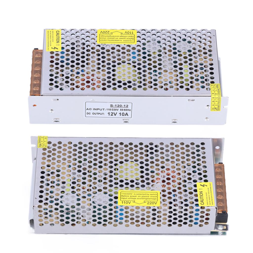 S‑120‑12  ing Power Supply  12V   Input 110VCelsius220V Output 12V 10A for LED Strip Light CCTV Camera