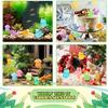 /5-60Pcs Glow In The Dark Mini Resin Animals & Mushroom Blind Bags Fairy Garden Decor Micro Landscape Birthday Gift Surprise