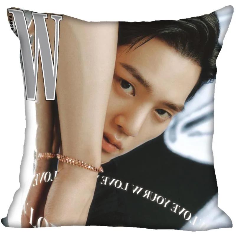 Song Kang Pillowcase Bedroom Home Decorative Gift Pillow Cover Square Zipper Pillow Cases Satin Soft Fabric 0209